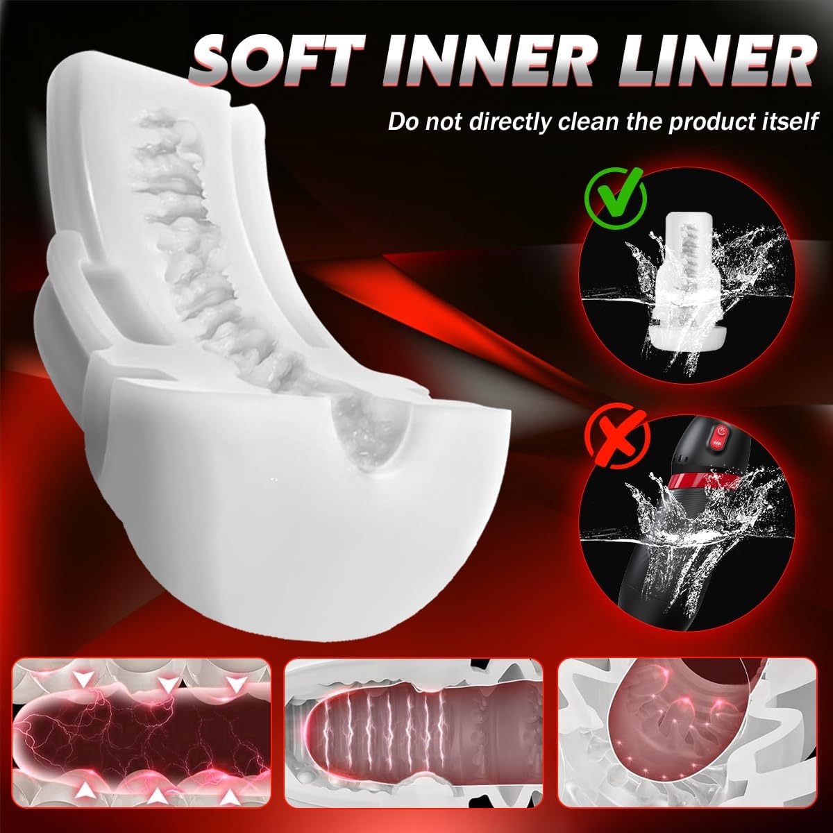 Automatischer Saug Masturbator Penispumpe mit 9 Saugstufen & 10 Vibrationsstufen