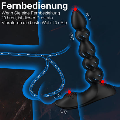 Analvibrator Buttplug Vibratoren Prostata Stimulator mit 10 Vibrationmodi