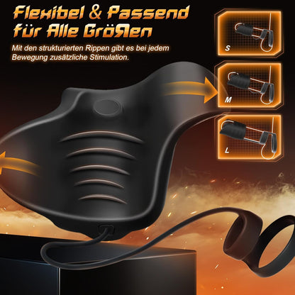 Elektrischer Penistrainer Vibratoren Stroker Masturbatoren mit 9 Vibrierende