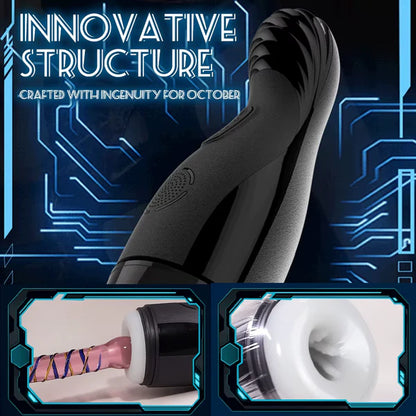 Smart Masturbator Stroker Blowjob Sexmaschine mit 5 Peristaltik und 10 Vibrationsmodi
