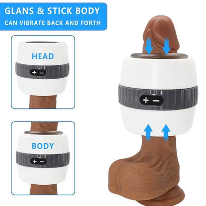 Automatischer Penis Trainer Vibrator Vibrator Device Masturbator mit 12 Vibrationsstufen