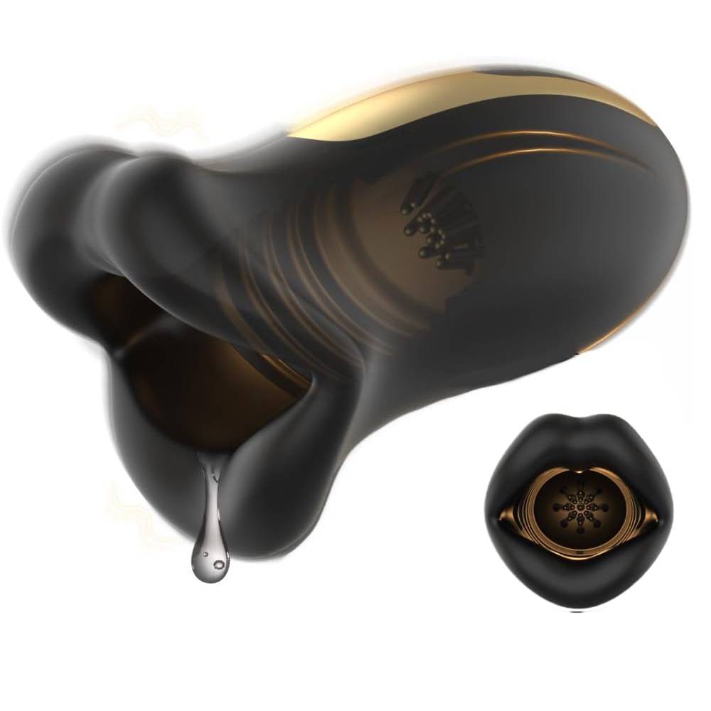 Elektrisch Penistrainer Eichel Stimulator Masturbatoren mit 6 Vibrationsstimulationsmodi