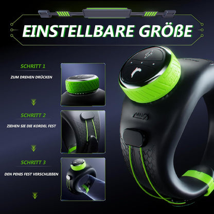 E-stim Penistrainer Vibrator Cockring Masturbatoren mit 10 Vibrationsmodi & 6 Strommodi