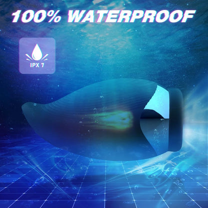 Elektrischer Masturbator Penis Masturbatoren mit 9 Vibrationsmodi und Heizfunktion