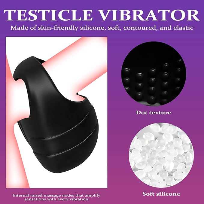 Hodenstimulator Cockring Vibrator Penis Trainer Massagegerät mit 12 Modi