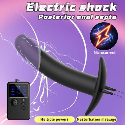 Elektro Shock Anal Vibrator Buttplug Prostata Massage mit 9 Modi & 19 Intensität