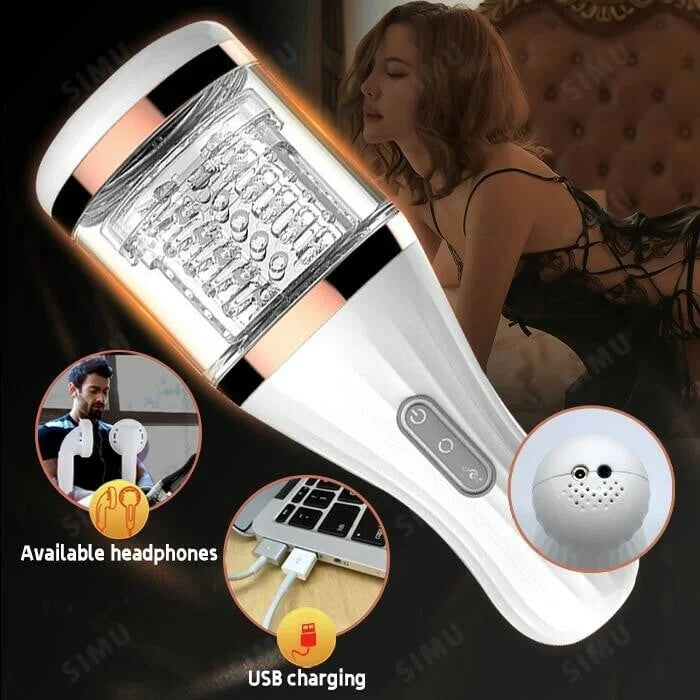 Automatische Masturbator Penistrainer Blowjob mit  7 Leistungsstarken Drehbewegungen