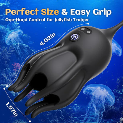 Elektrischer Penistrainer Vibrator Eichelstimulator mit Harnröhrensound & 10 Vibrationsmodi