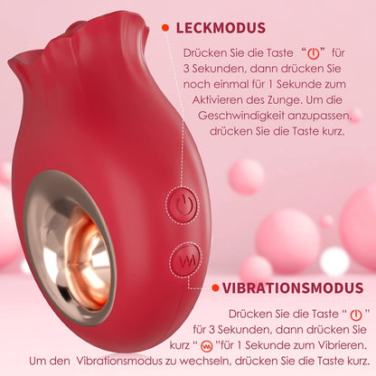 G-punkt Klitoris Nippel Leckzungen Stimulator Vibratoren mit 9 modi