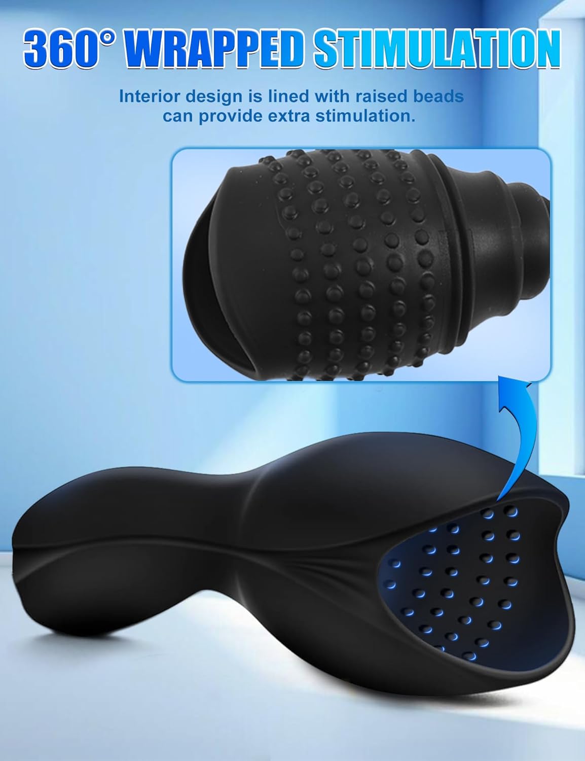 Eichel Stimulator Dilator Harnröhre Penistrainer Vibrator mit 10 Vibrationsmodi