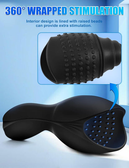 Eichel Stimulator Dilator Harnröhre Penistrainer Vibrator mit 10 Vibrationsmodi