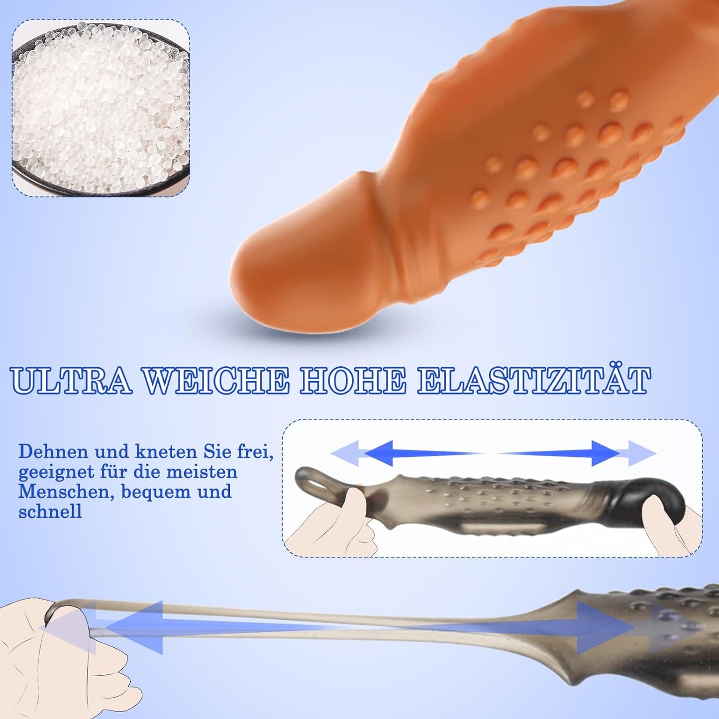 Realistische penis-extender-vibrator met penishuls voor penisverlenging en penisvergroting