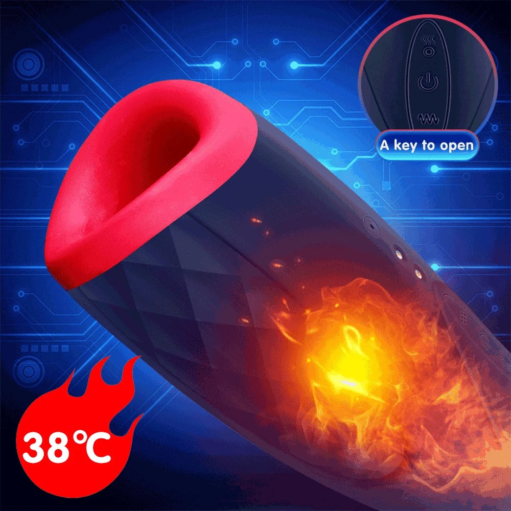 Automatische Masturbator Oral Blowjob Eichel Stimulieren Massager mit 10 Modi