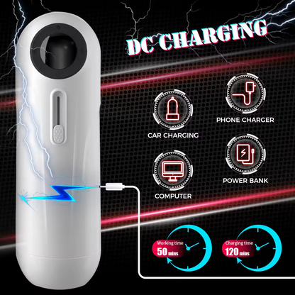 Automatische Masturbator Stroker Blowjob mit  9 Leistungs Starke Schub & 9 Vibrationsmodi