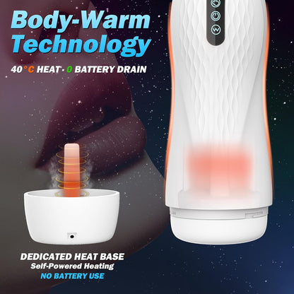 Automatischer Masturbator Stroker Blowjob Maschine mit 5 Saug und 10 Vibrationsmodi