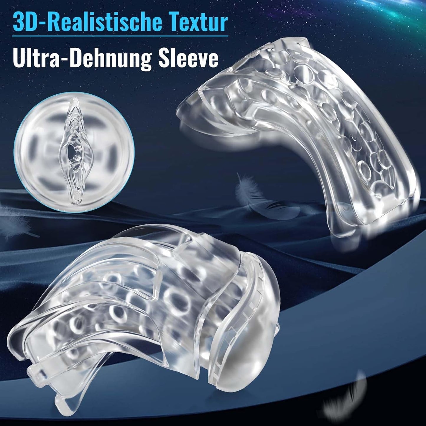 3D Realistisch Pocket Pussy Stroker Blowjob Penis Trainer Masturbator