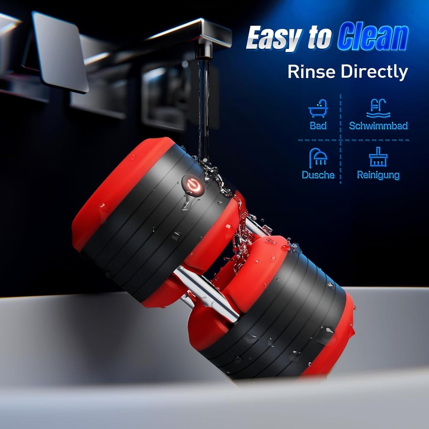 Elektrischer Masturbator Penistrainer Stroker Blowjob mit 10 Leistungsstarken Vibrationsmodi