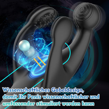 Elektrische Penistrainer Eichel Stimulator Masturbatoren mit 10 Slap-Vibrationsmodus
