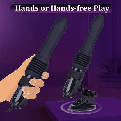 Automatische Stoß-Sexmaschine Realistischer Dildo mit 10 Vibrations und Stoßmodi