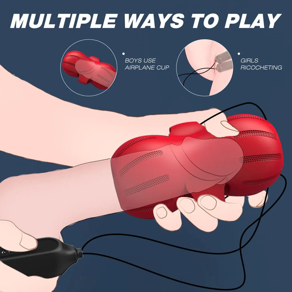 Automatischer Masturbator Penistrainer Stroker mit 9 Unabhängigen Vibrationsmodi