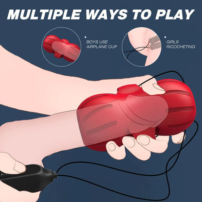 Automatischer Masturbator Penistrainer Stroker mit 9 Unabhängigen Vibrationsmodi