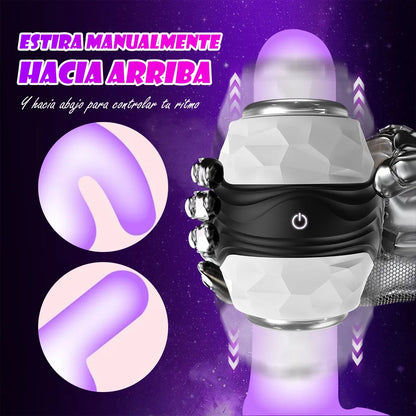 Elektrische masturbator Automatische penistrainingvibrator met 10 vibratiemodi 