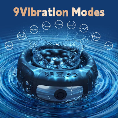Penistrainer Vibrator Vergrößerung Cockring Stimulator mit 9 Vibrationsmodi