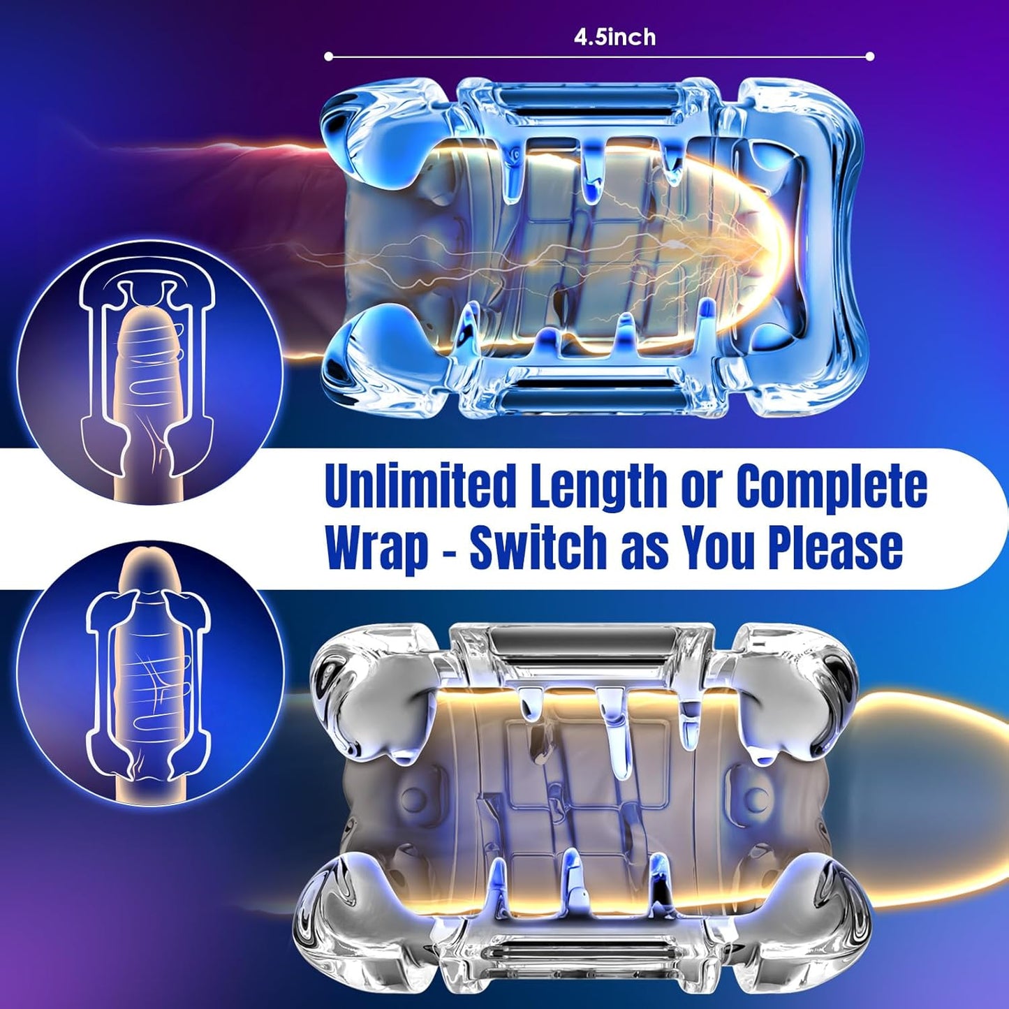 Elektrischer Masturbator Penistrainer Sexmaschine mit 9 Teleskopfunktionmodi