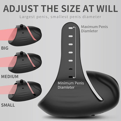 360° Umhüllung Automatische Penistrainer Eichelmassagegerät mit 10 Vibrationsmodi