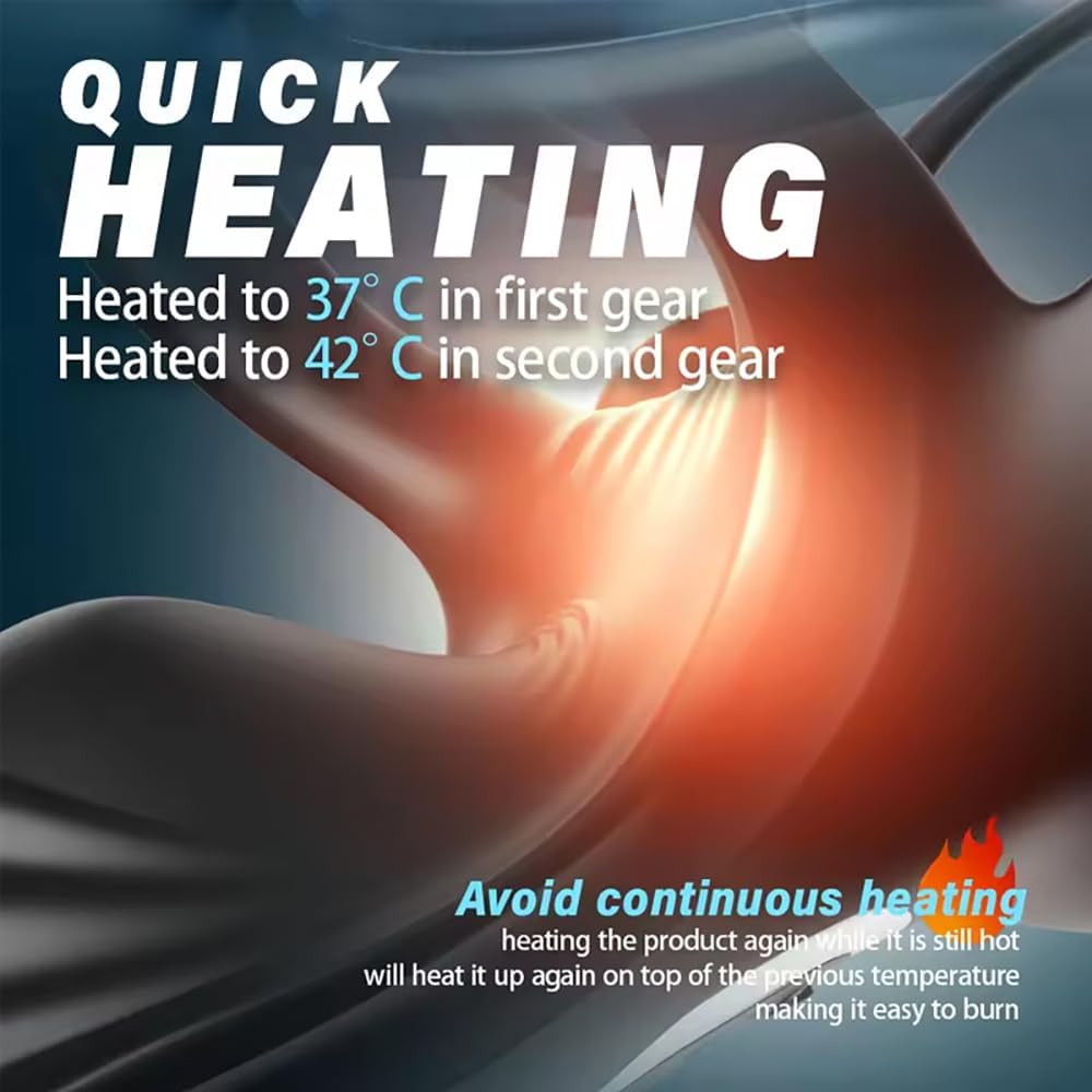 360° Hoden Vollabdeckungsstimulator Penistrainer Cock Ring mit 9 Vibrations & Heizmodi