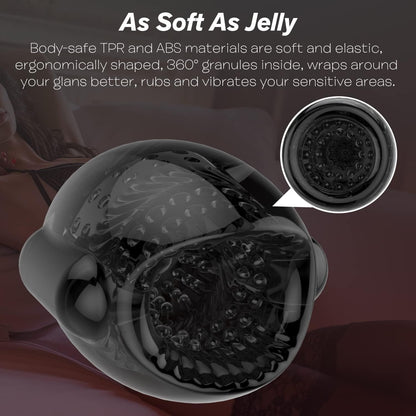 Elektrische Masturbator Penistrainer Stroker Massagegerät mit 8 Vibrationsmodi