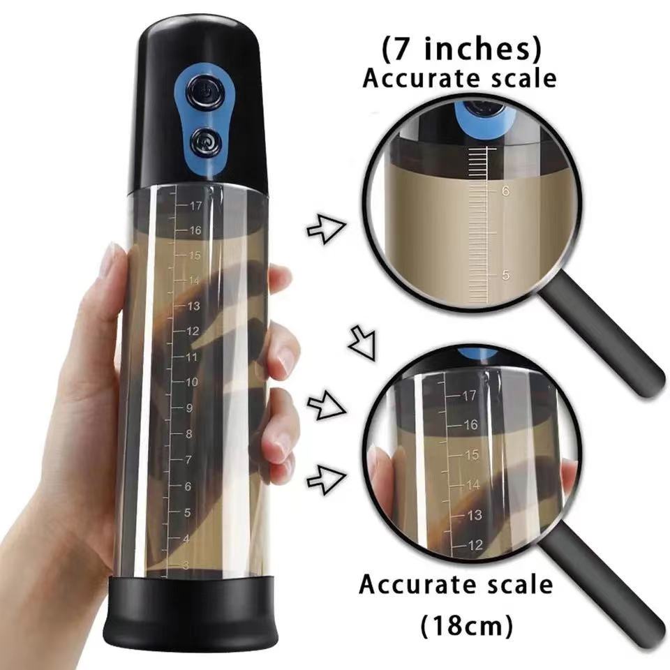 2 in 1 Electric Penis Pump Erection Penis Enlargement Penis Vacuum Pump 