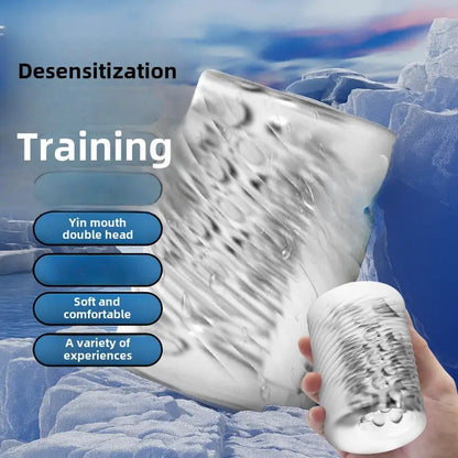 Automatischer Penistrainer Blowjob Masturbator Taschenmuschi mit 10 Vibrationen