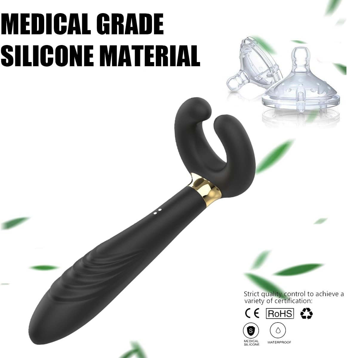 Magischer Vibrator Stabmassagegerät G-Punkt Klitorisstimulator mit 10 Vibrationsmodi