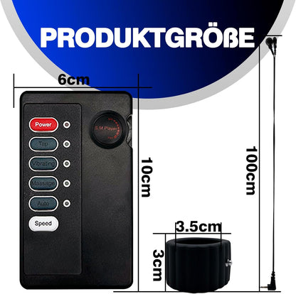 Elektrische Penisringe Elektro Schock Penis Trainer mit Host und Penis-Elektroden-Ring