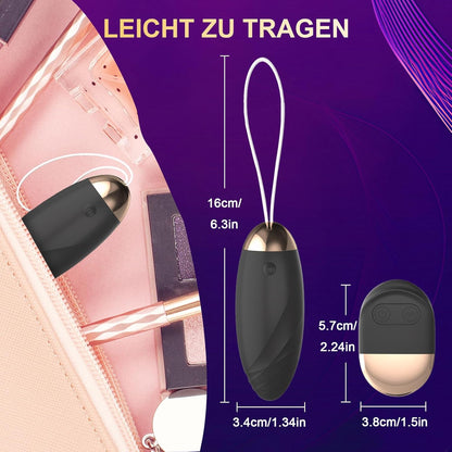 Liebeskugeln Bullet Vibratoren G-Punkt & Klitoris Stimulator mit 10 Starke Vibrationsmodi