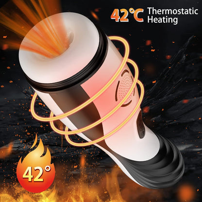 Automatischer Masturbator Stroker Sex Machine mit 5 Peristaltik und 10 Vibrationsmodi