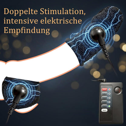 Elektro Schock Penisringe Stimulator mit 8 Stromschlagmodi und 19 Stromschlagintensitäten