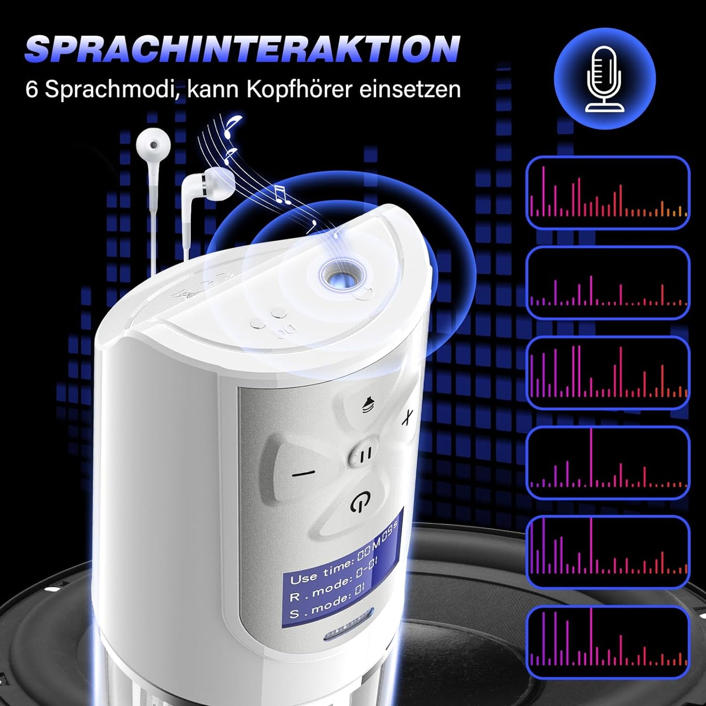 Tragbarer 3 in 1 Automatik Masturbator mit 7 Saugmodi & Rotationsmodi & Zunge lecken