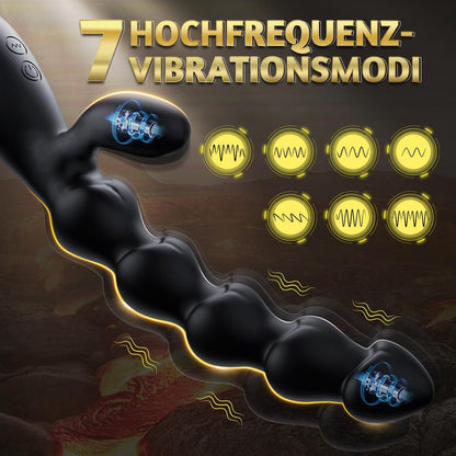 8" Rabbit Analvibratoren Vibratoren Buttplug mit Doppelmotoren & 7 Vibrationsmodi