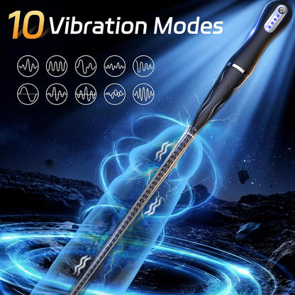 Oktopus Tentakel Harnröhrenstimulator Urethral Stimulator mit 10 Vibrationsmodi
