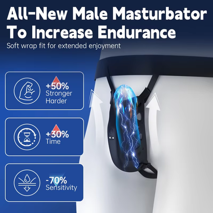 Hohler Tragbarer Penis Training Vibrator Keuschheitskäfig Masturbator
