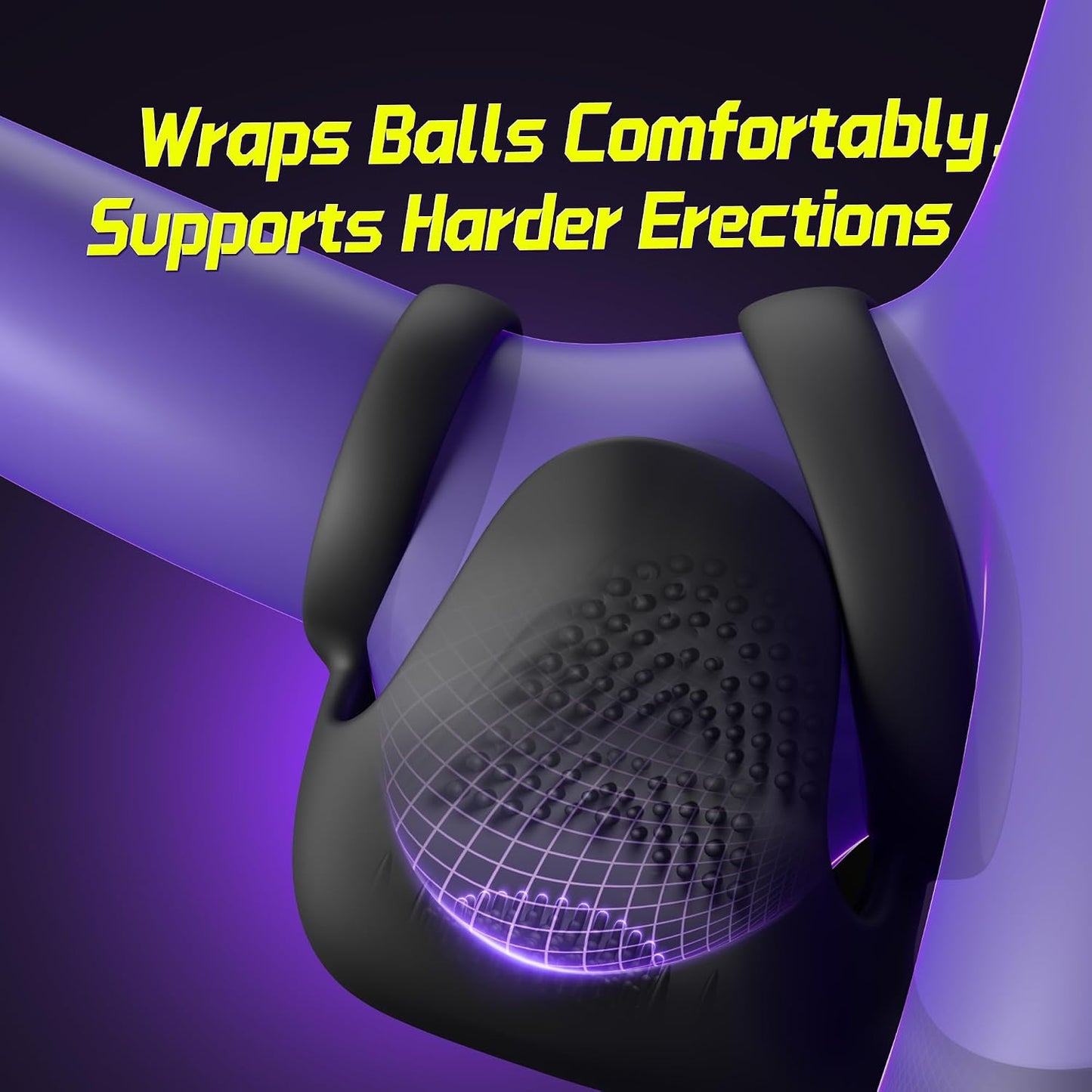 Hoden Cock Ring Penis Trainer Vibrator Stimulator Masturbator mit 10 Vibrationsmodi