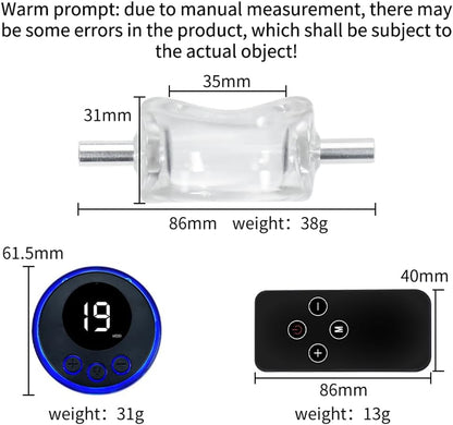 Elektro-Schock Penistrainer Cockring Stimulator mit Penis- und Hodenringen