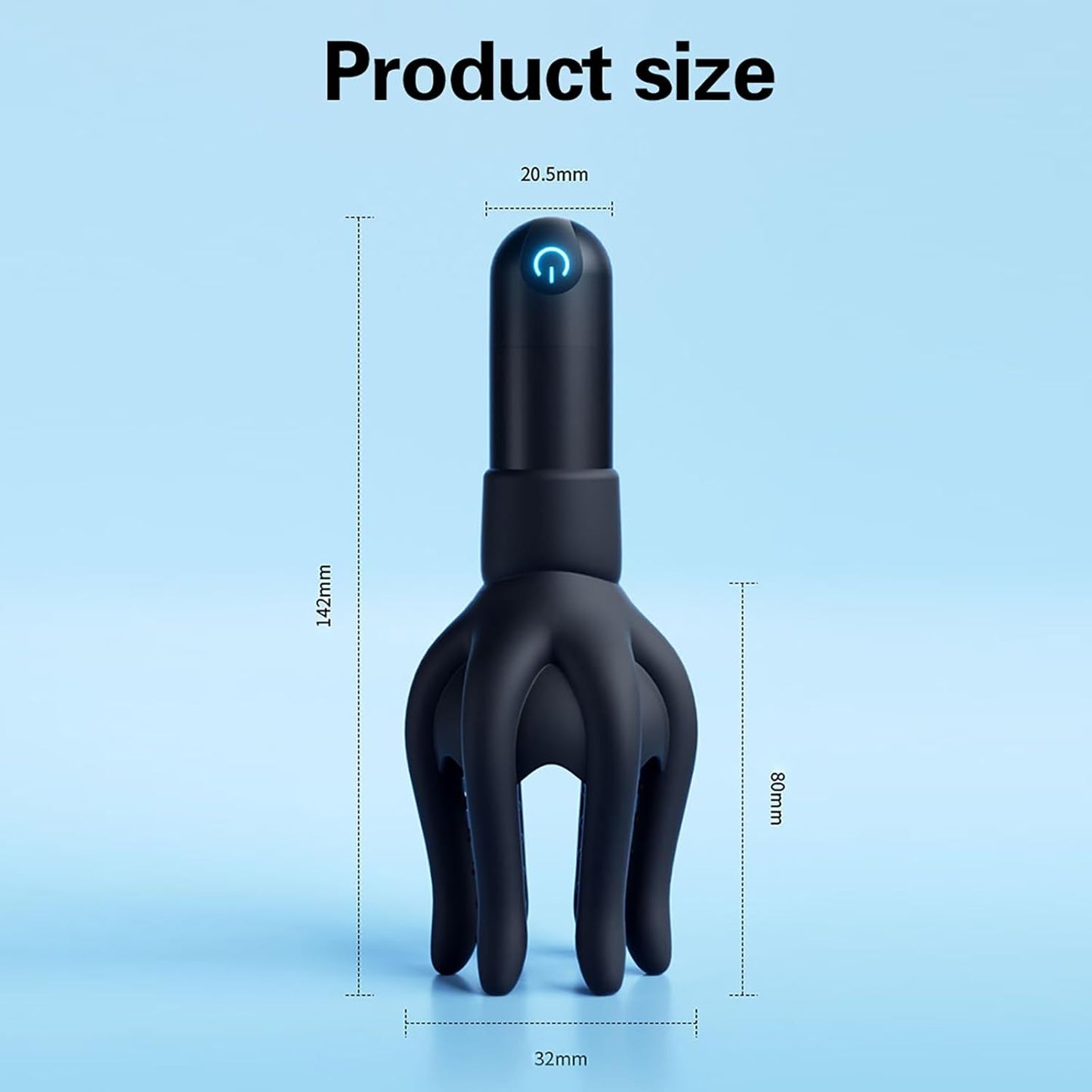 Elektrischer Eichelmassager Penisvibrator Penis-Trainer Masturbatoren mit 10 Vibrationsmodi