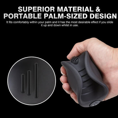 Elektrische Masturbatoren Penis Trainer mit 10 Vibrationsmodi