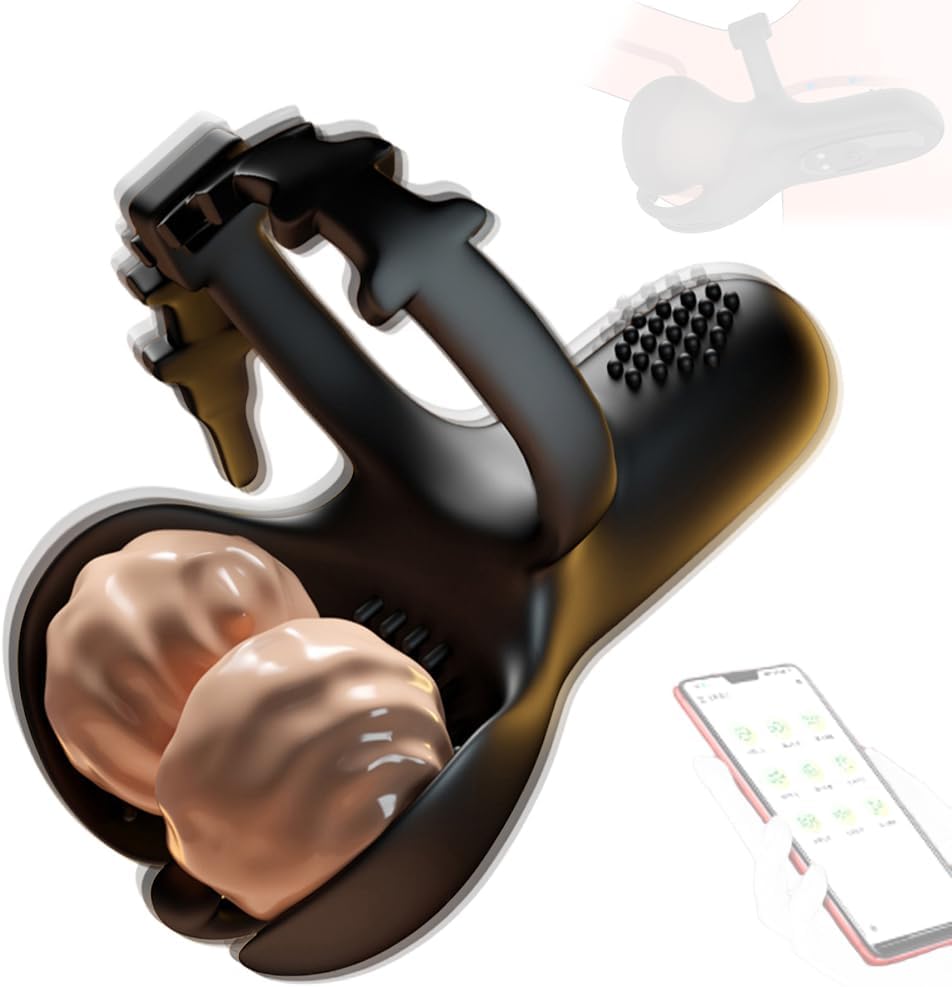 Einstellbarer Penetrations Penisvibrator Massagegerät Stimulator mit 9 Vibrationsmodi