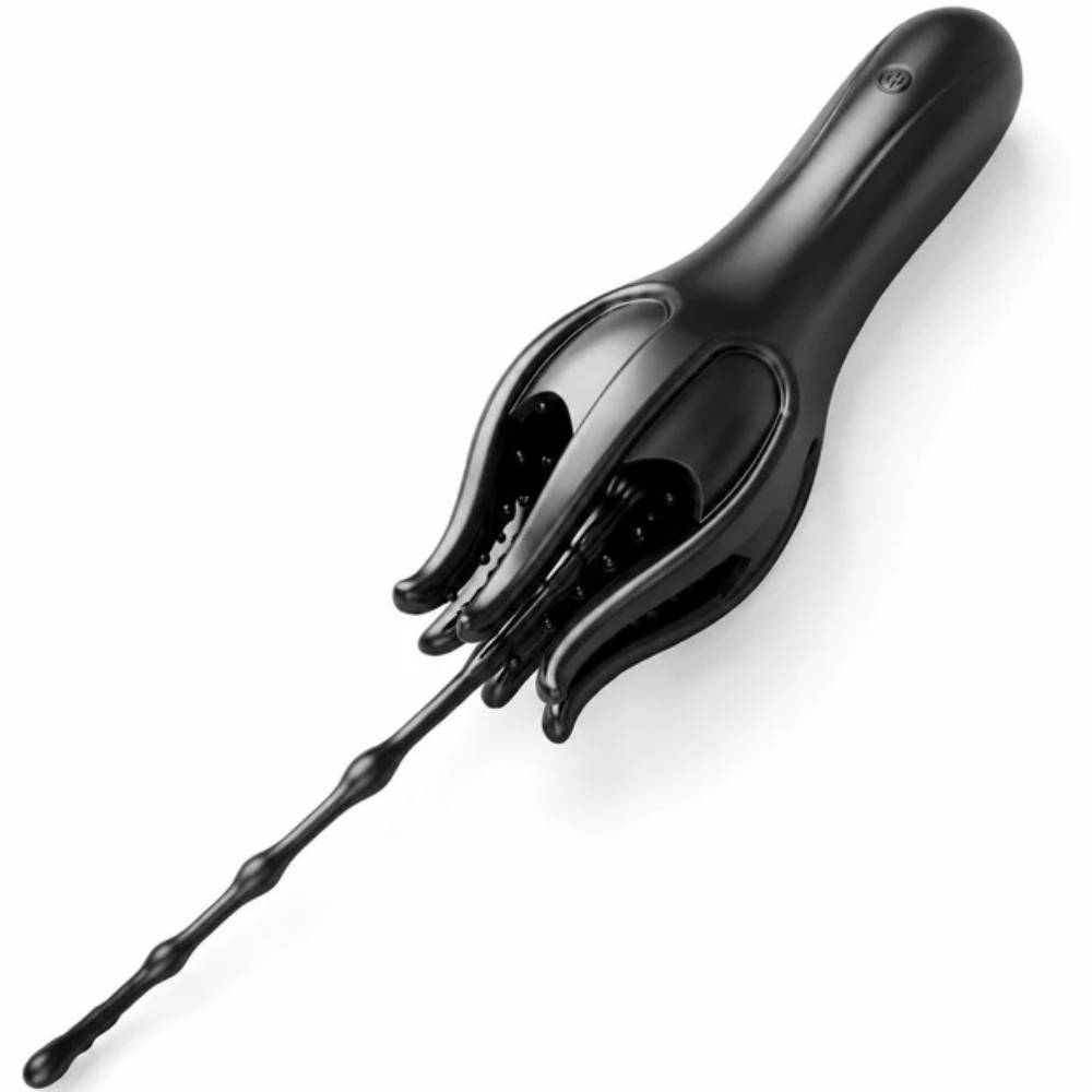 360° Wrapped Penis Trainer Vibrator Harnröhren Dilator mit 10 Vibrationsmodi