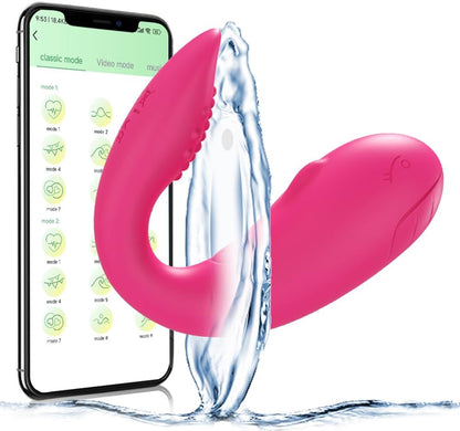 APP-Steuerung Maßgeschneiderter Vibrator Sexspielzeug mit 9 Vibrationsmodi