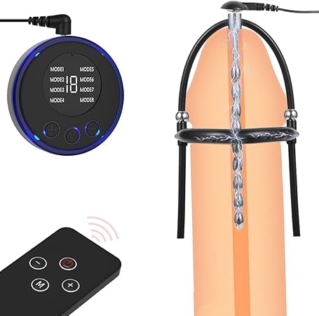 BDSM Penis Plug Penisring Elektroschock Harnröhren Dilatoren Verstellbarer